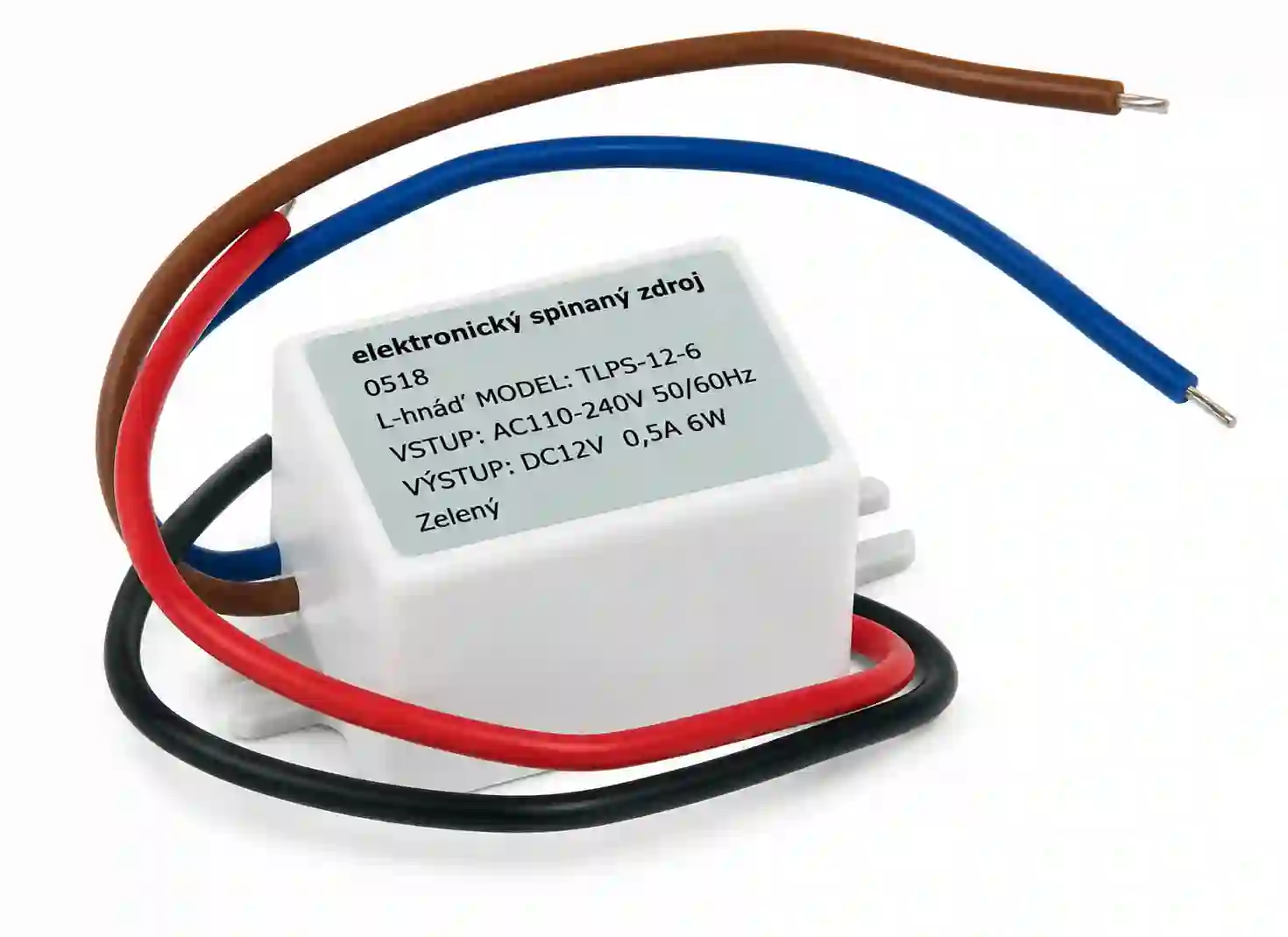 Ochranné funkce LED napájecího zdroje 12V 6W 0,5A IP67 proti zkratu, přetížení a přepětí